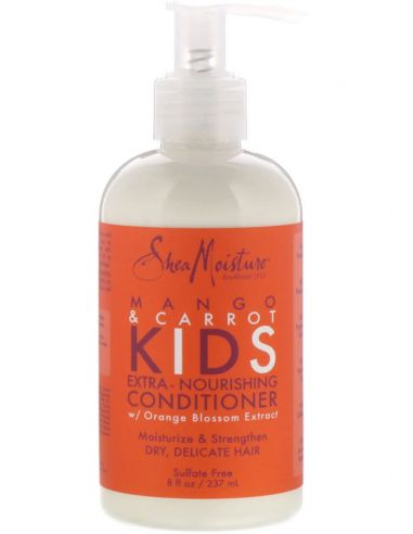 SHEA MOISTURE Après-shampooing extra-nourrissant pour enfants Mangue et carotte 237 ml