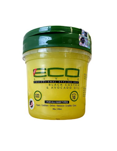 ECO STYLER Gel de fixation RICIN & AVOCAT 473ml