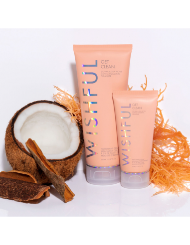 WISHFUL Get Clean - Nettoyant et démaquillant visage doux moussant