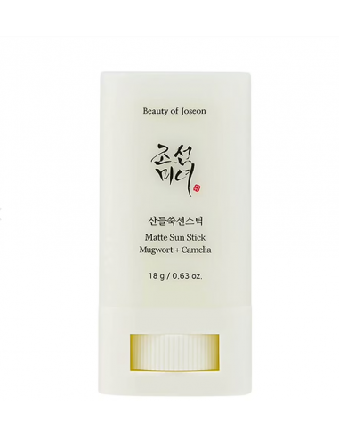Beauty Of Joseon Matte Sun Stick Mugwort + Camelia (SPF 50+ PA++++) Créme solaire