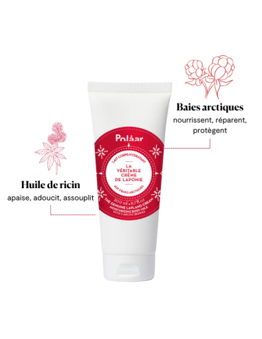 POLAAR Lait Corps Hydratant La Véritable Crème de Laponie